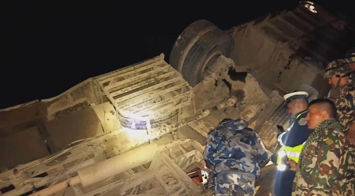 धादिङ बस दुर्घटनामा कम्तिमा १७ को मृत्यु