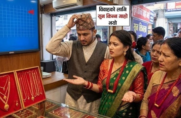 ताेलामा ५६ सयले बढ्याे सुनकाे भाउ!