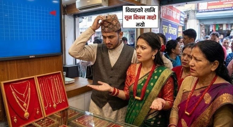 ताेलामा ५६ सयले बढ्याे सुनकाे भाउ!