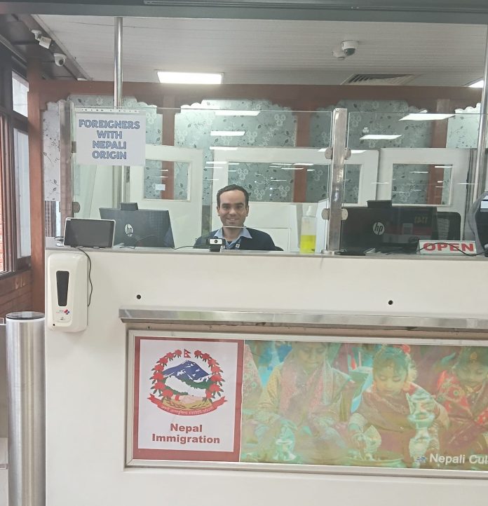 imigration tia kathmandu airport f