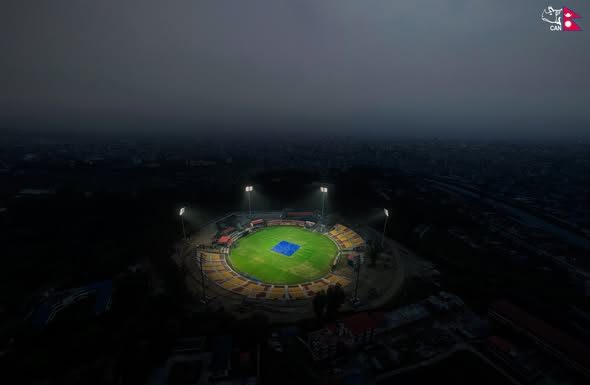 फ्लडलाइटमा नेपालले पहिलो अन्तर्राष्ट्रिय सिरिज खेल्दै