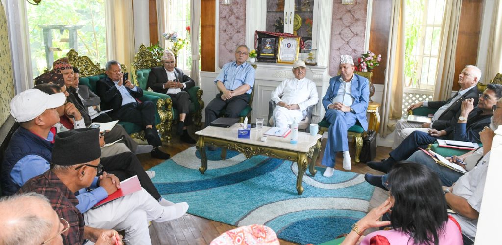 अध्यक्ष ओलीले गरे पदबाट पछि नहट्ने संकेत