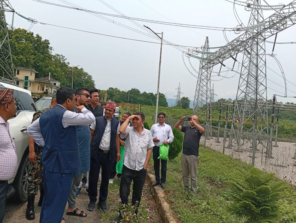 मार्कीचोक–भरतपुर २२० केभी प्रसारण लाइनबाट विद्युत प्रवाह सुरु