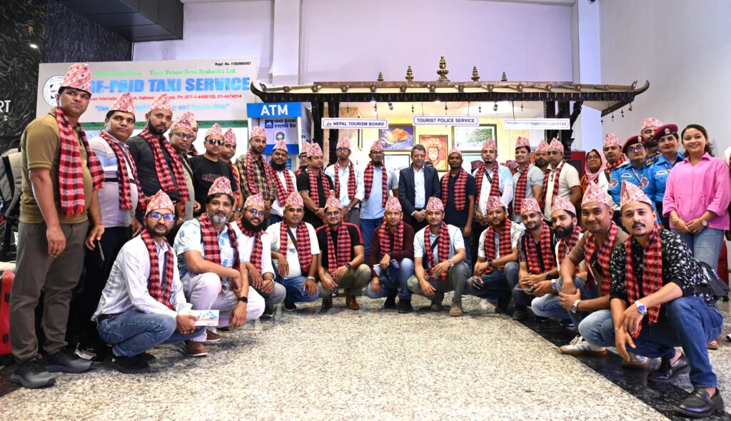 पर्यटन बोर्डले थाल्यो नेपाल आउने पर्यटकलाई सम्मान र स्वागत