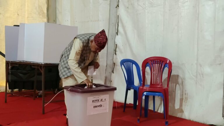 नेपाली कांग्रेस महाधिवेशनः मतदान सुरू
