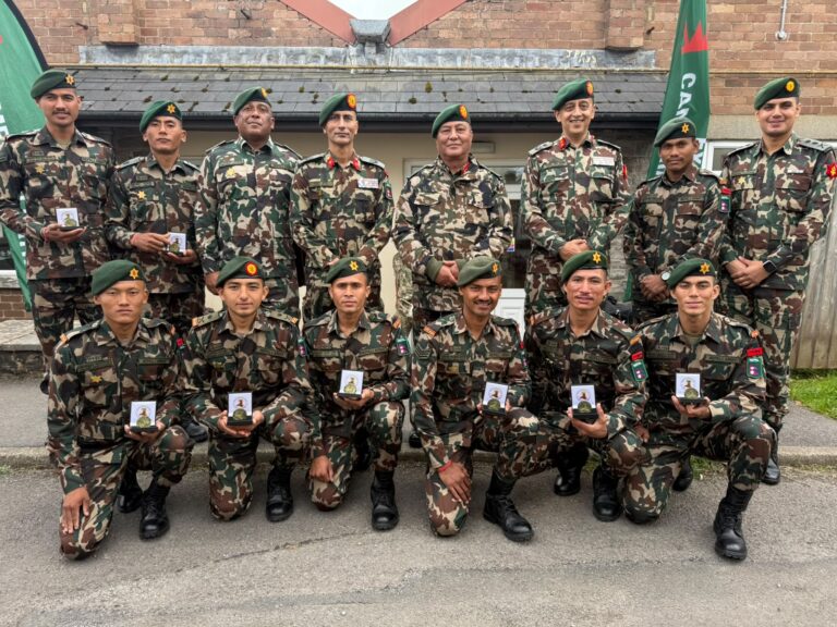 नेपाली सेनालाई बेलायतमा भएको ‘क्यामब्रेन पट्रोल २०२६’ मा स्वर्ण पदक